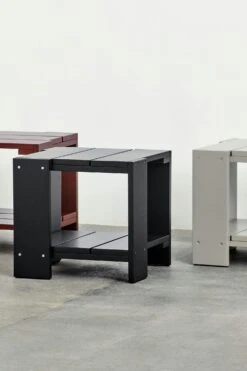 Hay Crate Beistelltisch, Schwarz 9 Hay Crate Beistelltisch, Schwarz -Gartenmöbel Geschäft hay crate side table w495 water based pinewood 11