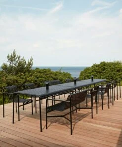 Hay Palissade Dining Lehnstuhl, Anthrazit -Gartenmöbel Geschäft hay palissade dining lehnstuhl 5