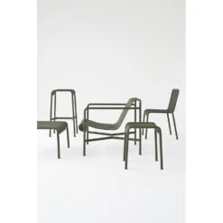 Hay Palissade Hocker, Iron Red -Gartenmöbel Geschäft hay palissade hocker 1 2