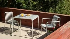 Hay Palissade Loungesessel Kurz, Sky Grey -Gartenmöbel Geschäft hay palissade loungesessel kurz 3