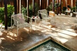 Hay Palissade Loungesessel Kurz, Sky Grey -Gartenmöbel Geschäft hay palissade loungesessel kurz 5