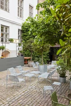 Hay Palissade Ottoman, Feuerverzinkt -Gartenmöbel Geschäft hay palissade polsterhocker 10