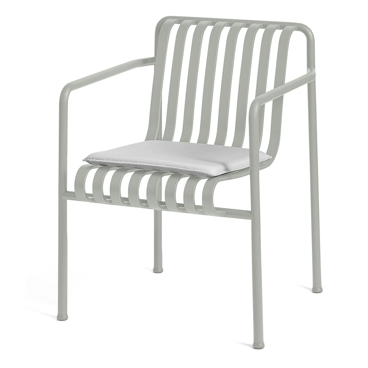 Hay Palissade Sitzkissen Dining Lehnstuhl, Sky Grey 2 Hay Palissade Sitzkissen Dining Lehnstuhl, Sky Grey – Bild 2