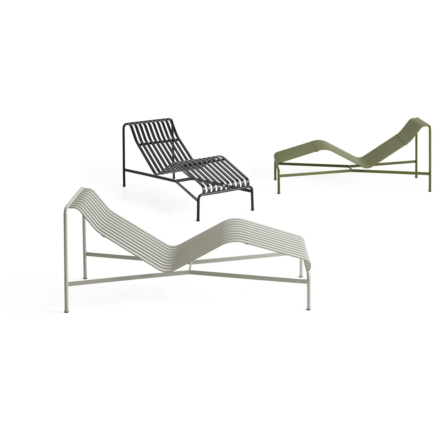 Hay Palissade Sonnenliege, Olive 4 Hay Palissade Sonnenliege, Olive – Bild 4