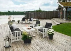 Gotland Sitzgruppe 5 Sitzplätze, Weiß -Gartenmöbel Geschäft hillerstorp gotland soffgrupp vit 4