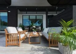 Gotland Sitzgruppe 5 Sitzplätze, Wärmebehandelt Esche 10 Gotland Sitzgruppe 5 Sitzplätze, Wärmebehandelt Esche -Gartenmöbel Geschäft hillerstorp gotland soffgrupp vit 6