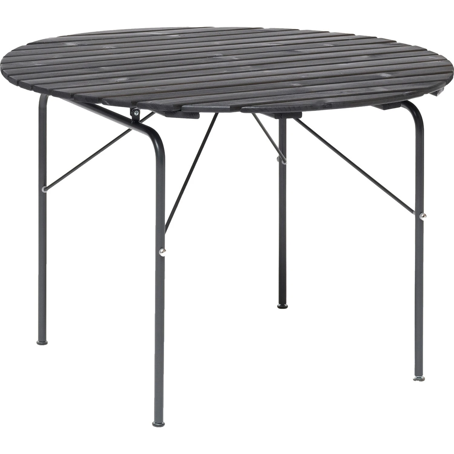 Sandhamn Tisch Ø100 Cm, Schwarz/Orkangrau 1 Sandhamn Tisch Ø100 Cm, Schwarz/Orkangrau