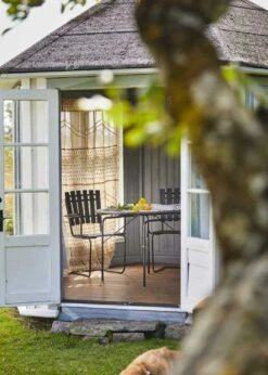 Sandhamn Tisch Ø100 Cm, Schwarz/Orkangrau 7 Sandhamn Tisch Ø100 Cm, Schwarz/Orkangrau -Gartenmöbel Geschäft hillerstorp sandhamn bord 100 cm fallbart stal vit 8