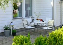 Sandhamn Tischgarnitur, Weiß 5 Sandhamn Tischgarnitur, Weiß -Gartenmöbel Geschäft hillerstorp sandhamn matgrupp varmebehandlad ask 2