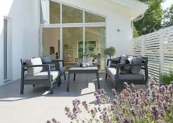 Stoltö Sitzgruppe 4 Sitzplätze, Orkangrau/Grau 8 Stoltö Sitzgruppe 4 Sitzplätze, Orkangrau/Grau -Gartenmöbel Geschäft hillerstorp stolto sofa set 4 seats hurricane grey grey 2