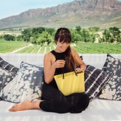 Hinza Bag Green Plastic, Lemon -Gartenmöbel Geschäft hinza hinza bag green plastic lemon 4