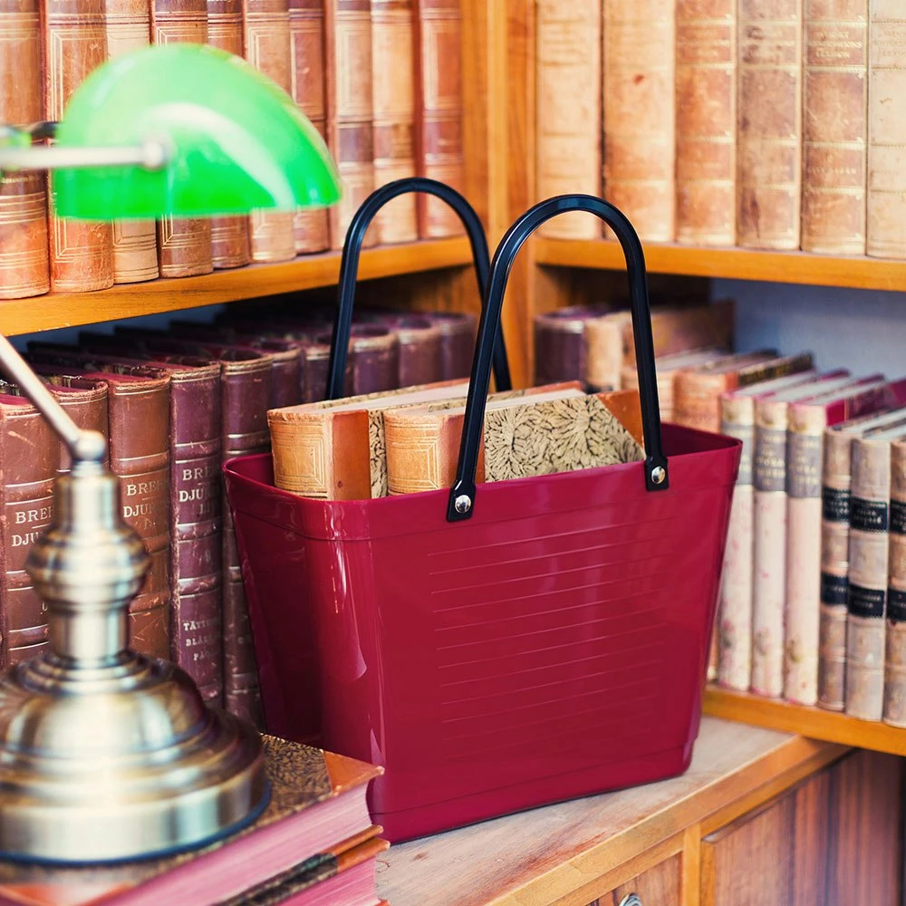 Hinza Tasche Klein Green Plastic, Bordeaux 3 Hinza Tasche Klein Green Plastic, Bordeaux – Bild 3