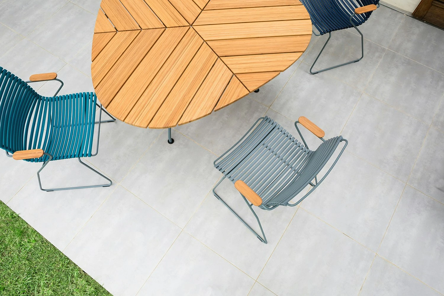 Click Dining Chair, Dark Grey/Grey 2 Click Dining Chair, Dark Grey/Grey – Bild 2