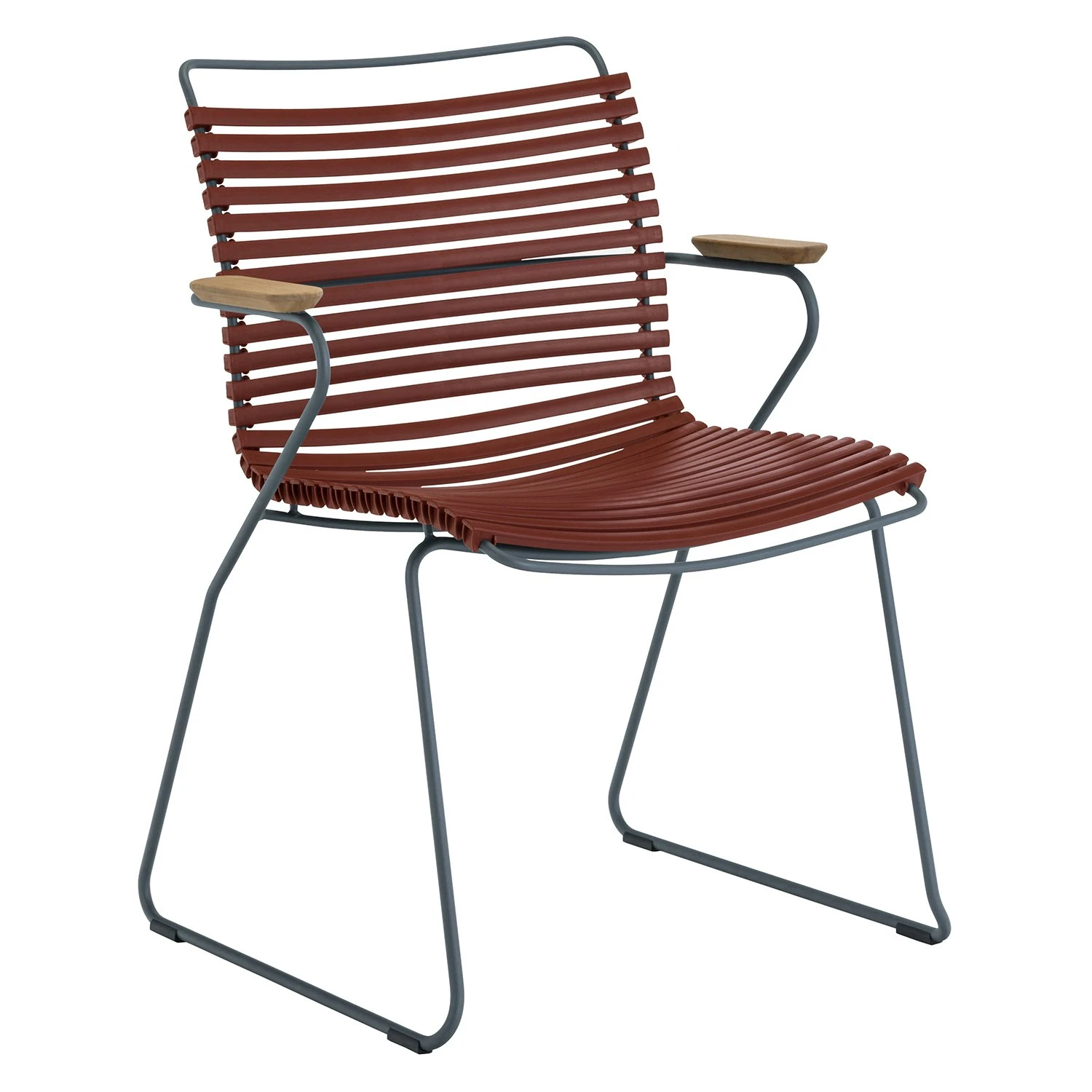Click Dining Chair, Paprika/Grey 1 Click Dining Chair, Paprika/Grey