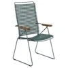 Click Position Dining Chair, Pine Green/Grey