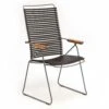 Click Position Dining Chair, Black/Grey
