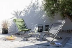 Lafuma Maxi Transat+ BeComfort® Liegestuhl, Olive -Gartenmöbel Geschäft lafuma deckchair bleu encre titane 8