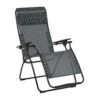 Lafuma Futura Relaxation Chair, Obsidian/Black