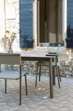 Lafuma Oron Batyline® Duo Lehnstuhl, Galet 11 Lafuma Oron Batyline® Duo Lehnstuhl, Galet -Gartenmöbel Geschäft lafuma oron dining chair galet titane 12