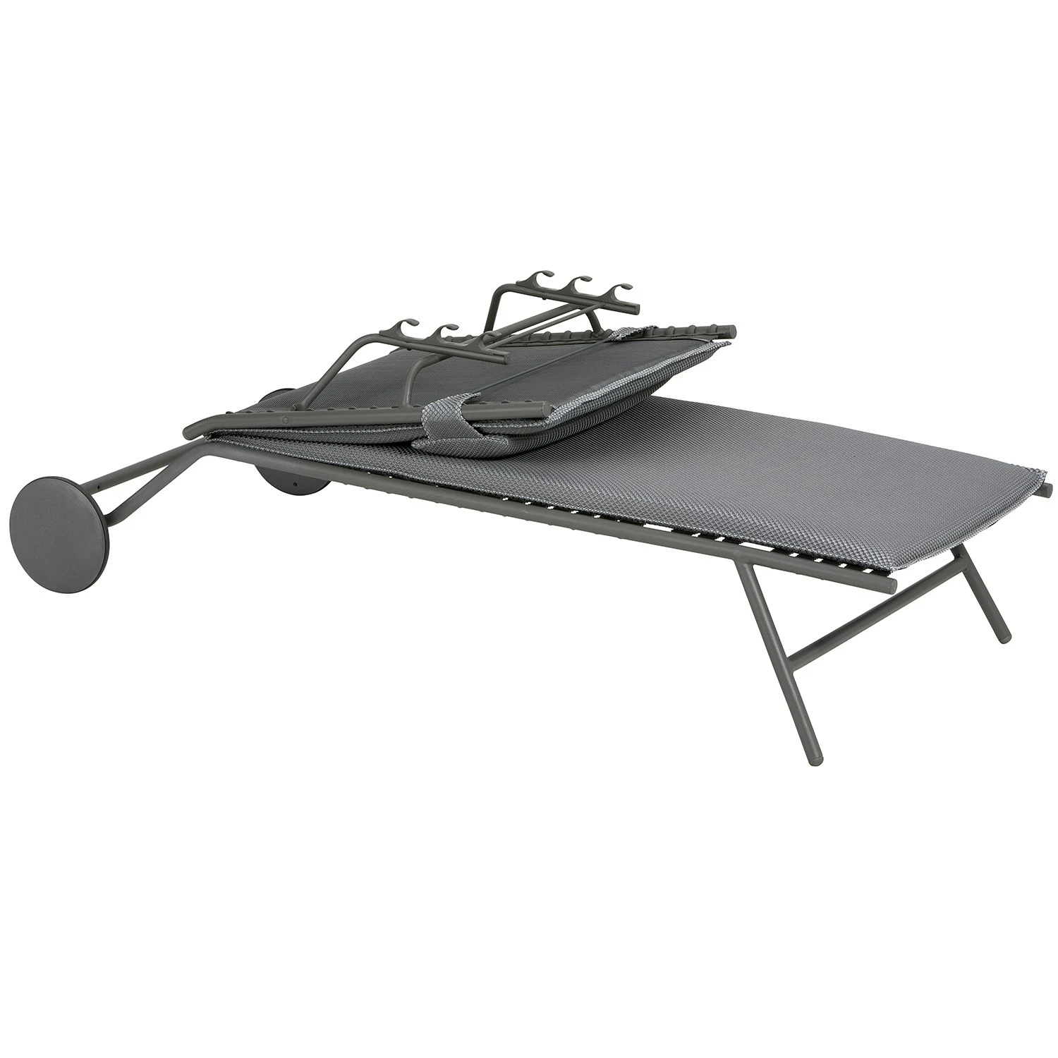 Lafuma Miami II BeComfort® Sonnenliege, Silber 2 Lafuma Miami II BeComfort® Sonnenliege, Silber – Bild 2