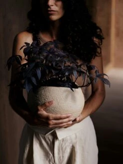 Menu Plantas Übertopf Ivory, 26 Cm -Gartenmöbel Geschäft menu plantas planter h 17 ivory 15