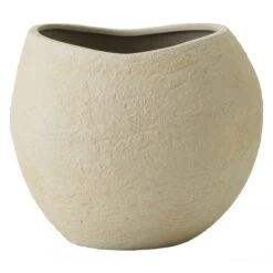 Gartenmöbel Geschäft 35 Menu Plantas Übertopf Ivory, 26 Cm