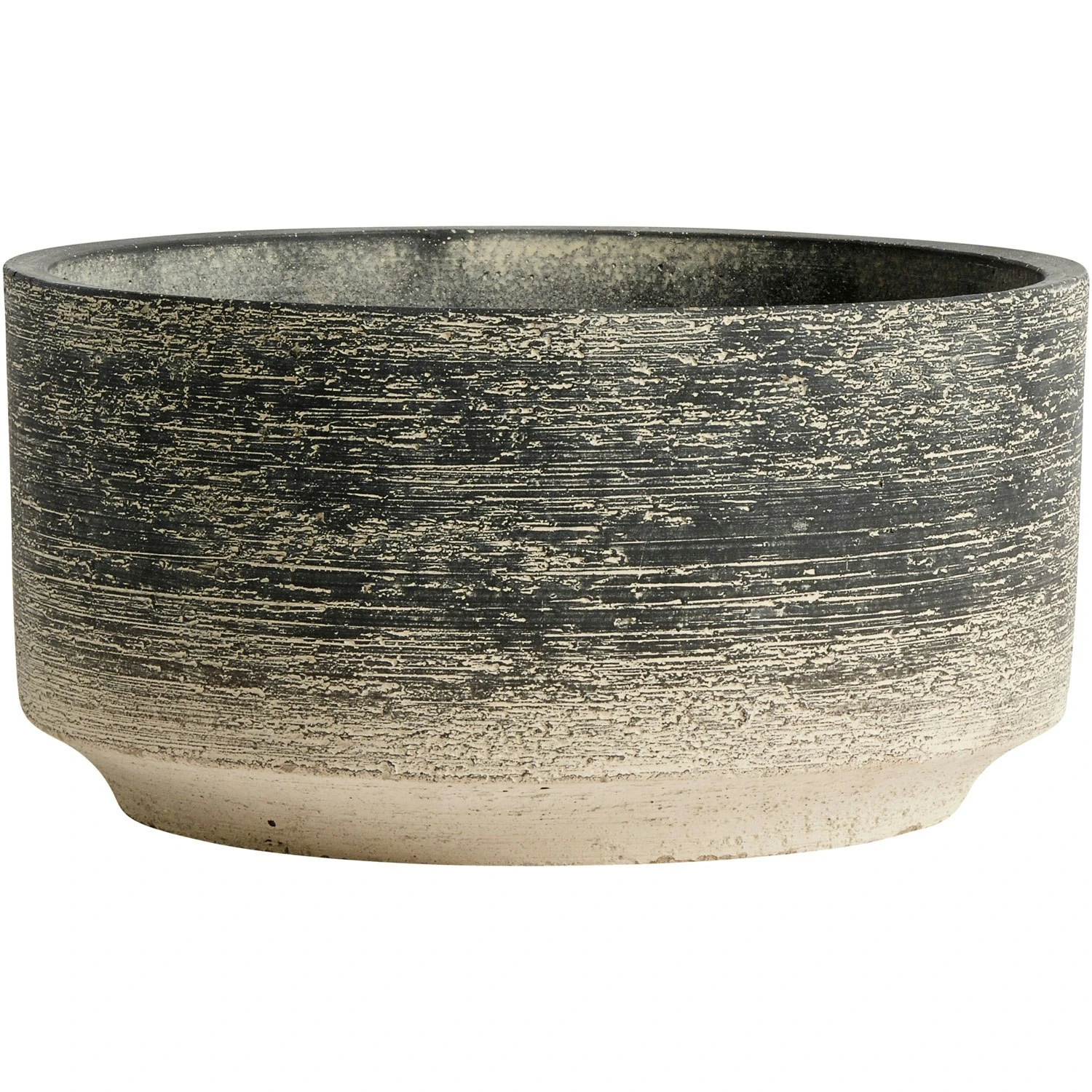 Muubs Kanji Topf Zement Schwarzgrau, Ø23 Cm 1 Muubs Kanji Topf Zement Schwarzgrau, Ø23 Cm