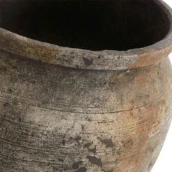 Muubs Hanja Topf Weathered Rusty, 35 Cm -Gartenmöbel Geschäft muubs hanja topf weathered rusty 6