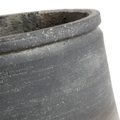 Muubs Kanji Topf Kurz Grau, 27 Cm -Gartenmöbel Geschäft muubs kanji topf kurz grau 4