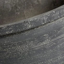 Muubs Kanji Topf Kurz Grau, 34 Cm -Gartenmöbel Geschäft muubs kanji topf kurz grau 7