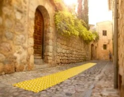 Honey Matte 70x100 Cm, Mustard/Vanilla -Gartenmöbel Geschäft pappelina honey matte 70x100 cm mustard vanilla 2