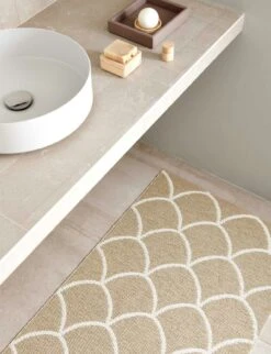 Kotte Teppich Sand/ Vanilla, 70x300 Cm -Gartenmöbel Geschäft pappelina kotte teppich sand vanille 1