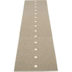 Peg Rug 70x280 Cm, Dark Linen/Vanilla