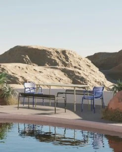 Week-End Gartenbank 156 Cm, Glasgrün 5 Week-End Gartenbank 156 Cm, Glasgrün -Gartenmöbel Geschäft petite friture week end bench w o back black 9