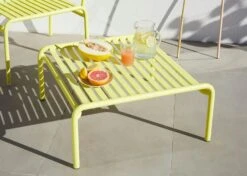 Week-End Kaffeetisch 60x69 Cm, Gelb -Gartenmöbel Geschäft petite friture week end coffee table 15