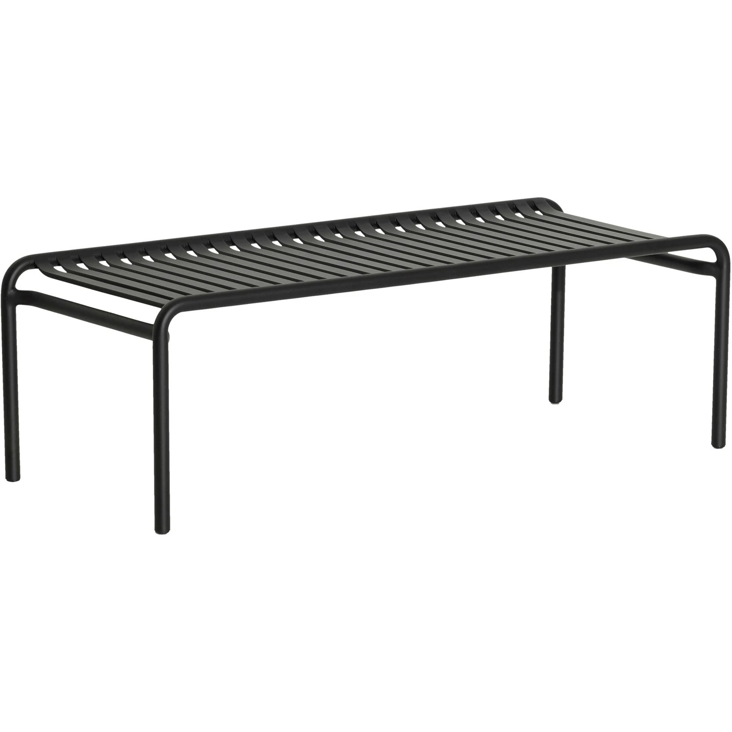 Week-End Kaffeetisch / Bank 51x127 Cm, Schwarz 2 Week-End Kaffeetisch / Bank 51x127 Cm, Schwarz – Bild 2