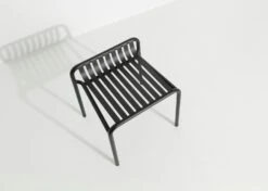 Week-End Hocker, Schwarz -Gartenmöbel Geschäft petite friture week end stool black 2