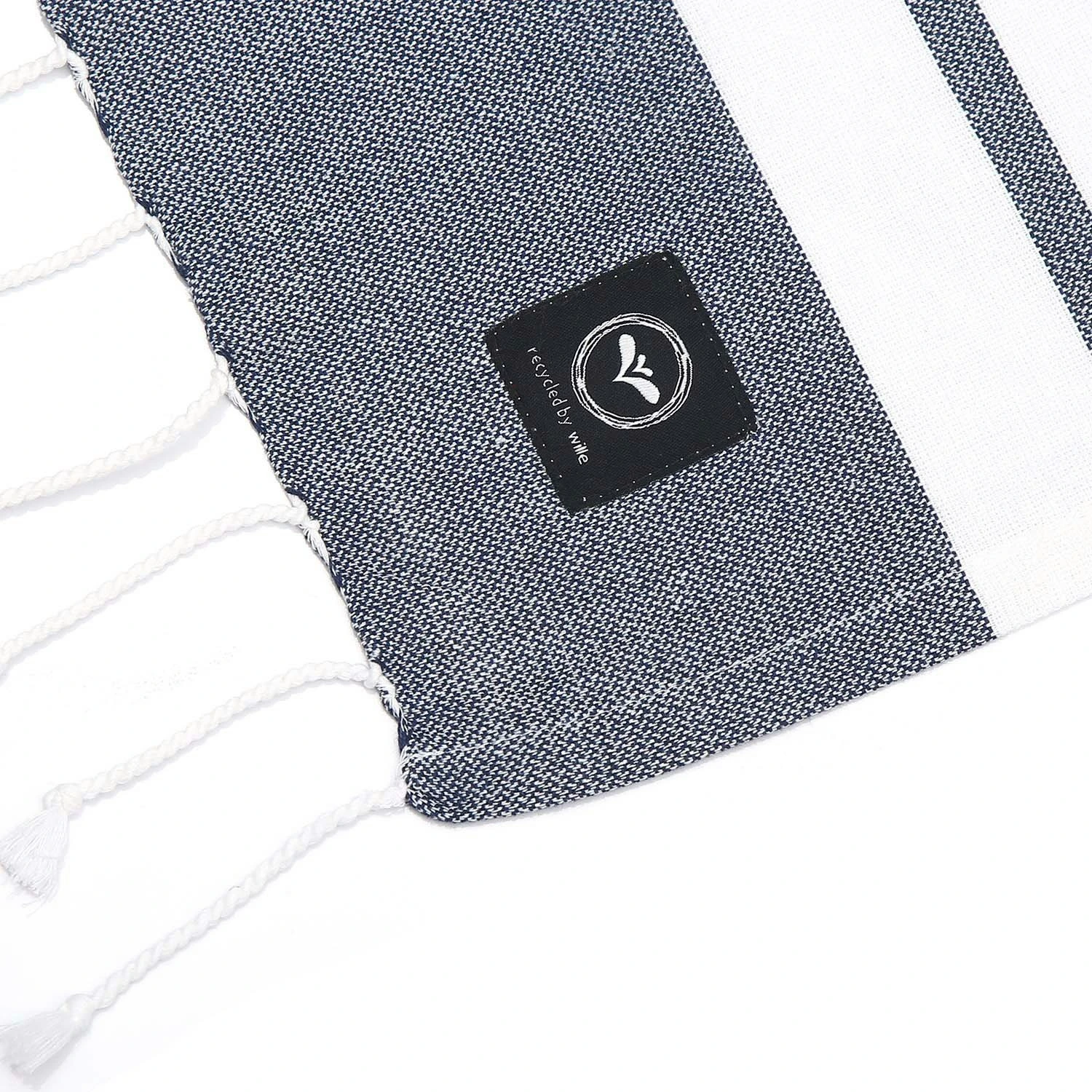 Badlakan Hamam Alma 80x180cm Orange/vit Badetuch 80x180 Cm Blau 3 Badlakan Hamam Alma 80x180cm Orange/vit Badetuch 80x180 Cm Blau – Bild 3