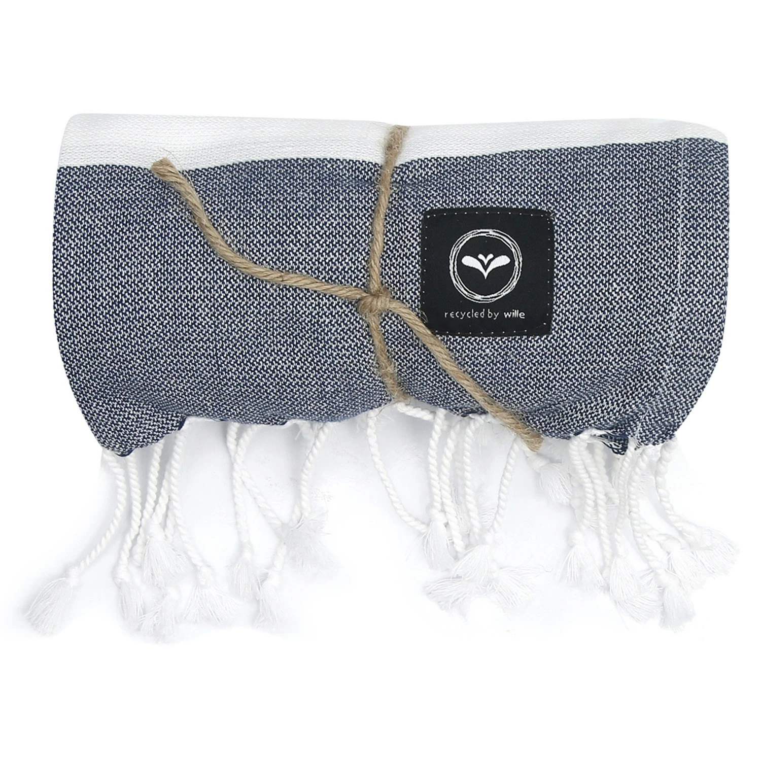 Badlakan Hamam Alma 80x180cm Orange/vit Badetuch 80x180 Cm Blau 2 Badlakan Hamam Alma 80x180cm Orange/vit Badetuch 80x180 Cm Blau – Bild 2