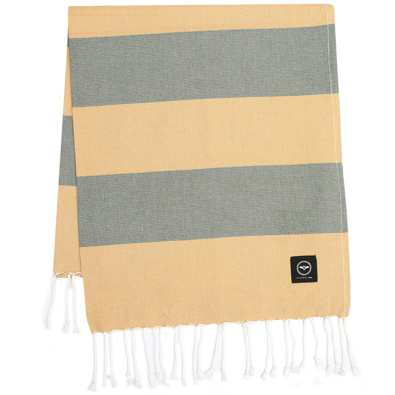 Kochi Hamam Badetuch 80x180 Cm, Grün/Gelb 1 Kochi Hamam Badetuch 80x180 Cm, Grün/Gelb