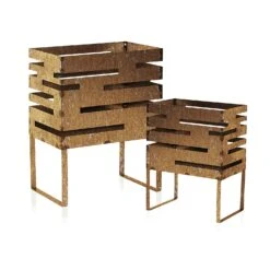 Röshults Urban 70 Fire Basket, Untreated Steel -Gartenmöbel Geschäft roshults fire basket urban 1