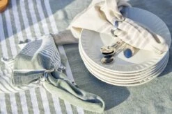 Sagaform Ella Hamam Handtuch 145x250 Cm, Grün -Gartenmöbel Geschäft sagaform ella hamam 145x250 cm 3